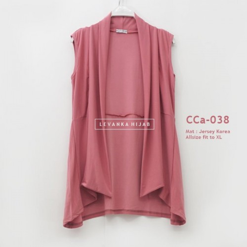 CCa-038 Cardigan Tanpa Lengan